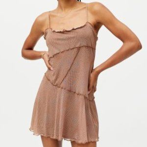 NWOT UO Moxie Mesh Mini Slip Dress
